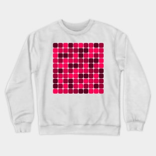 Squircle Pattern (Pink Shades) Crewneck Sweatshirt